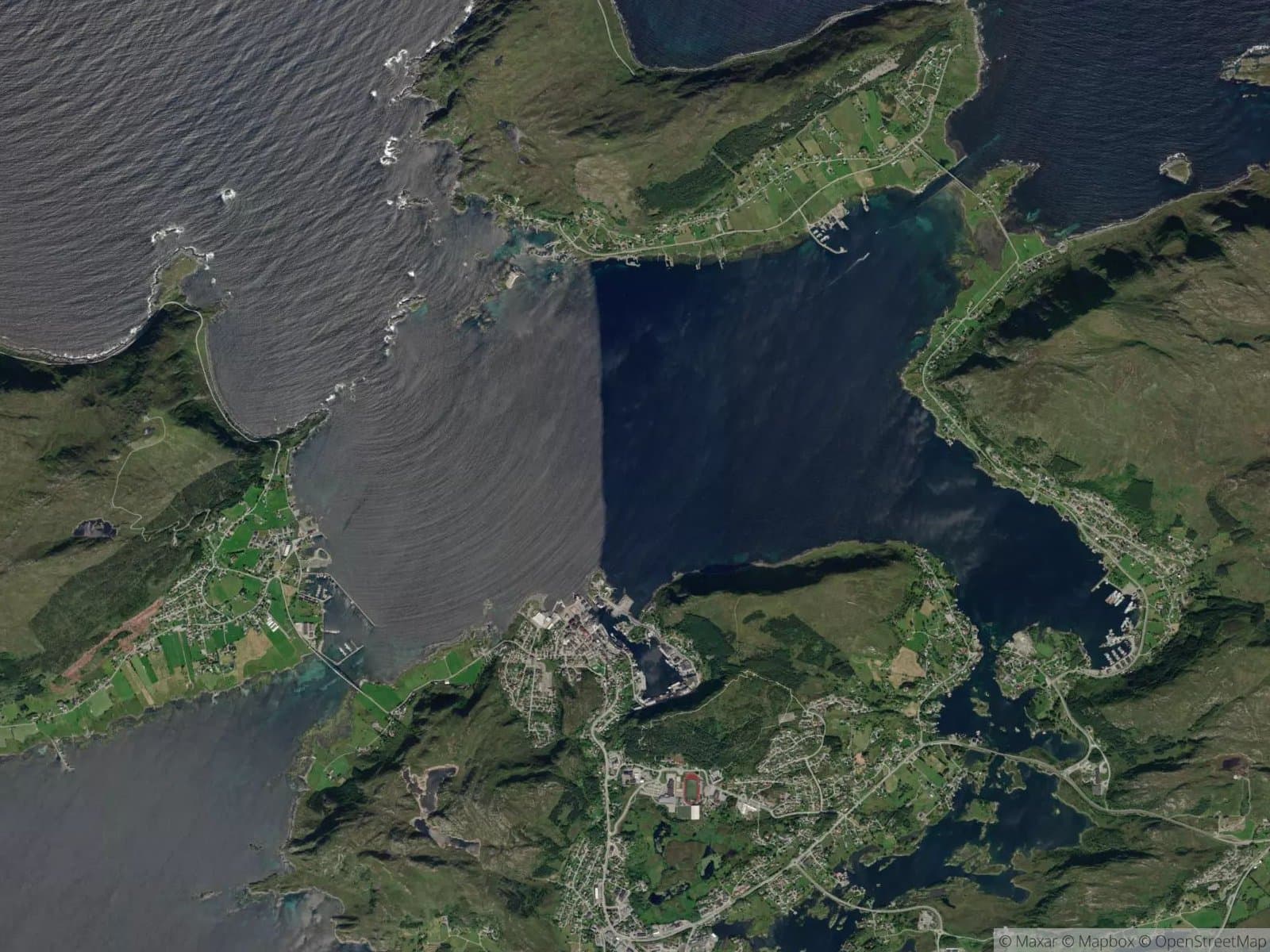 Satellittbilde av Fosnavåg