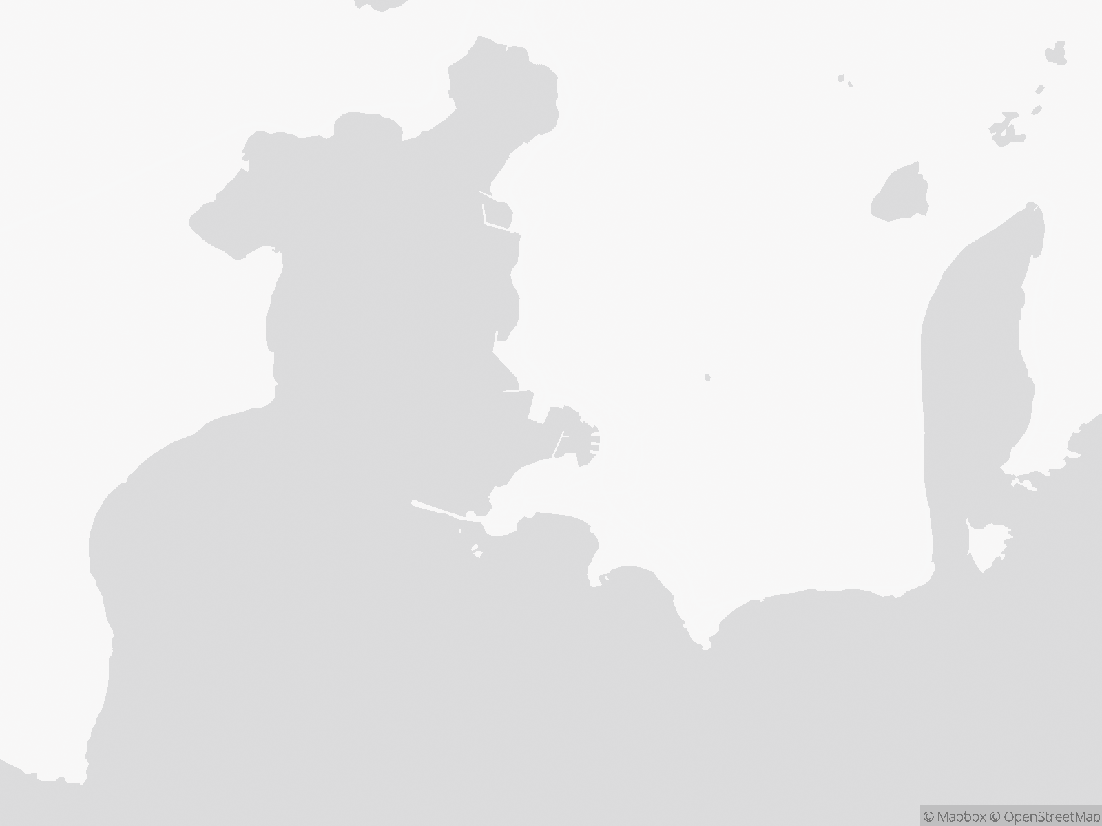 Kart over Honningsvåg