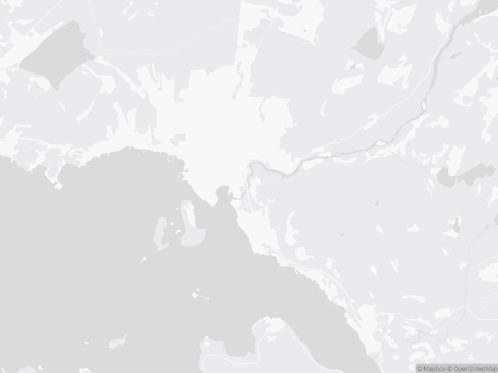 Kart over Jørpeland