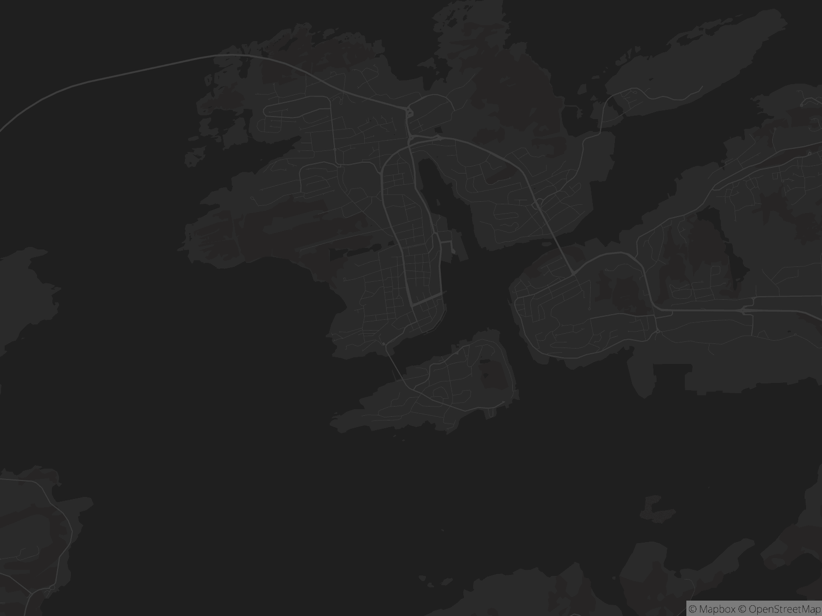 Kart over Kristiansund