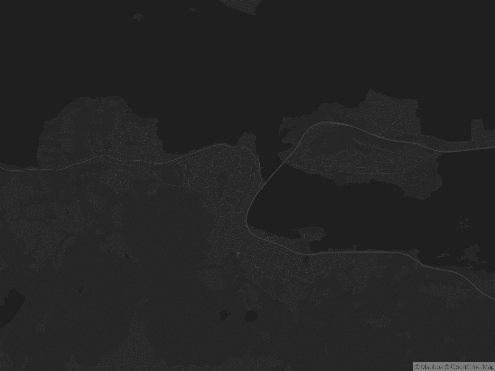 Kart over Stokmarknes