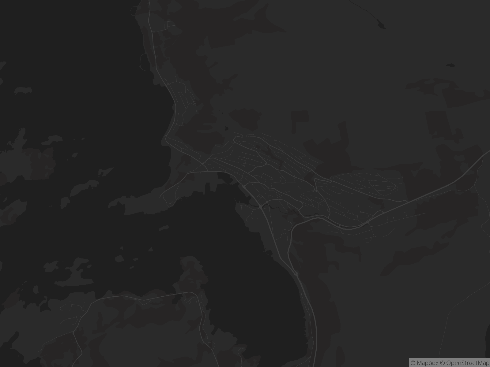 Kart over Ulsteinvik