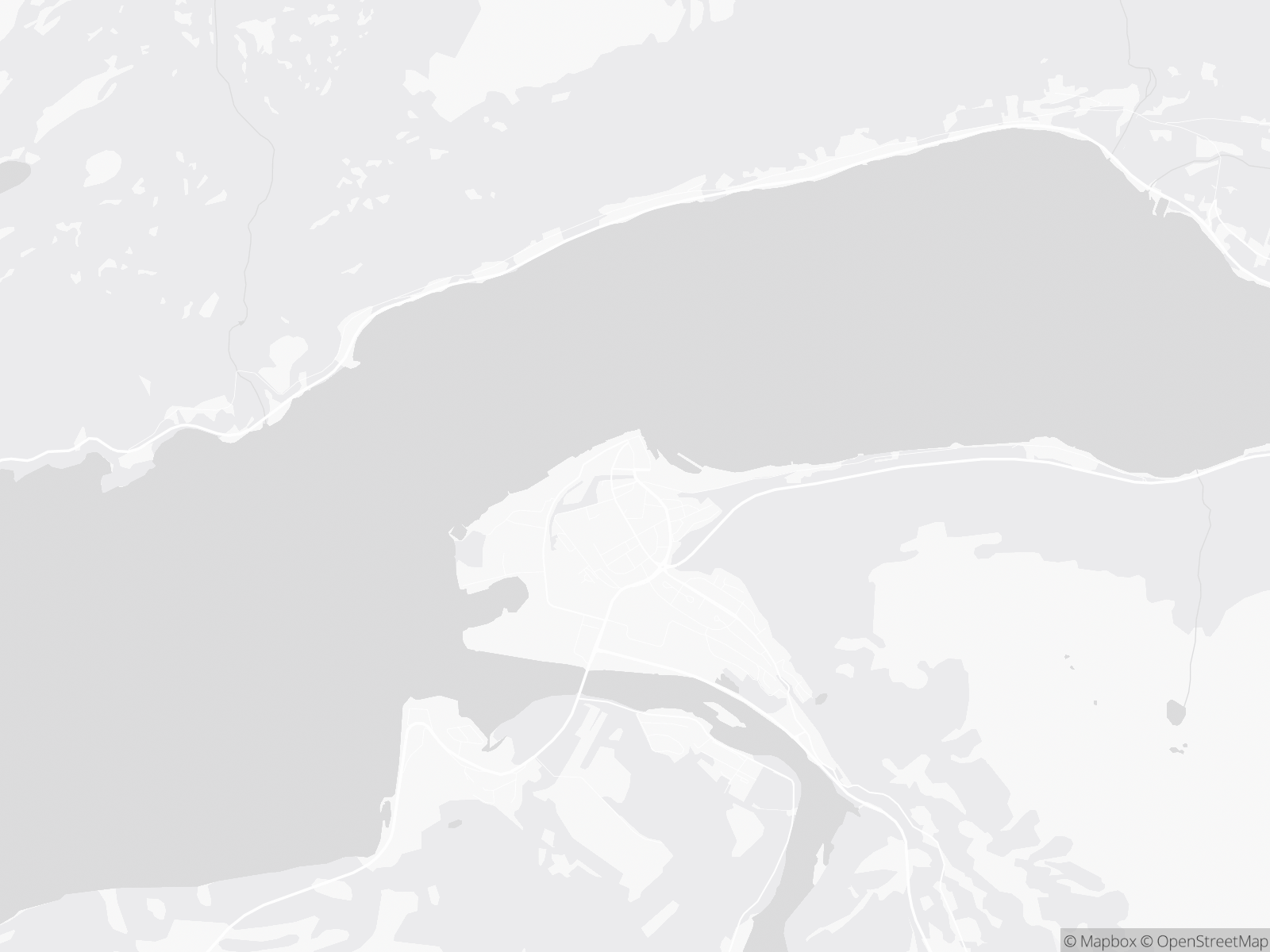 Kart over Åndalsnes