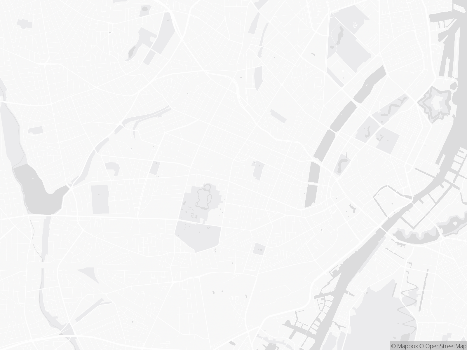 Kort over Frederiksberg