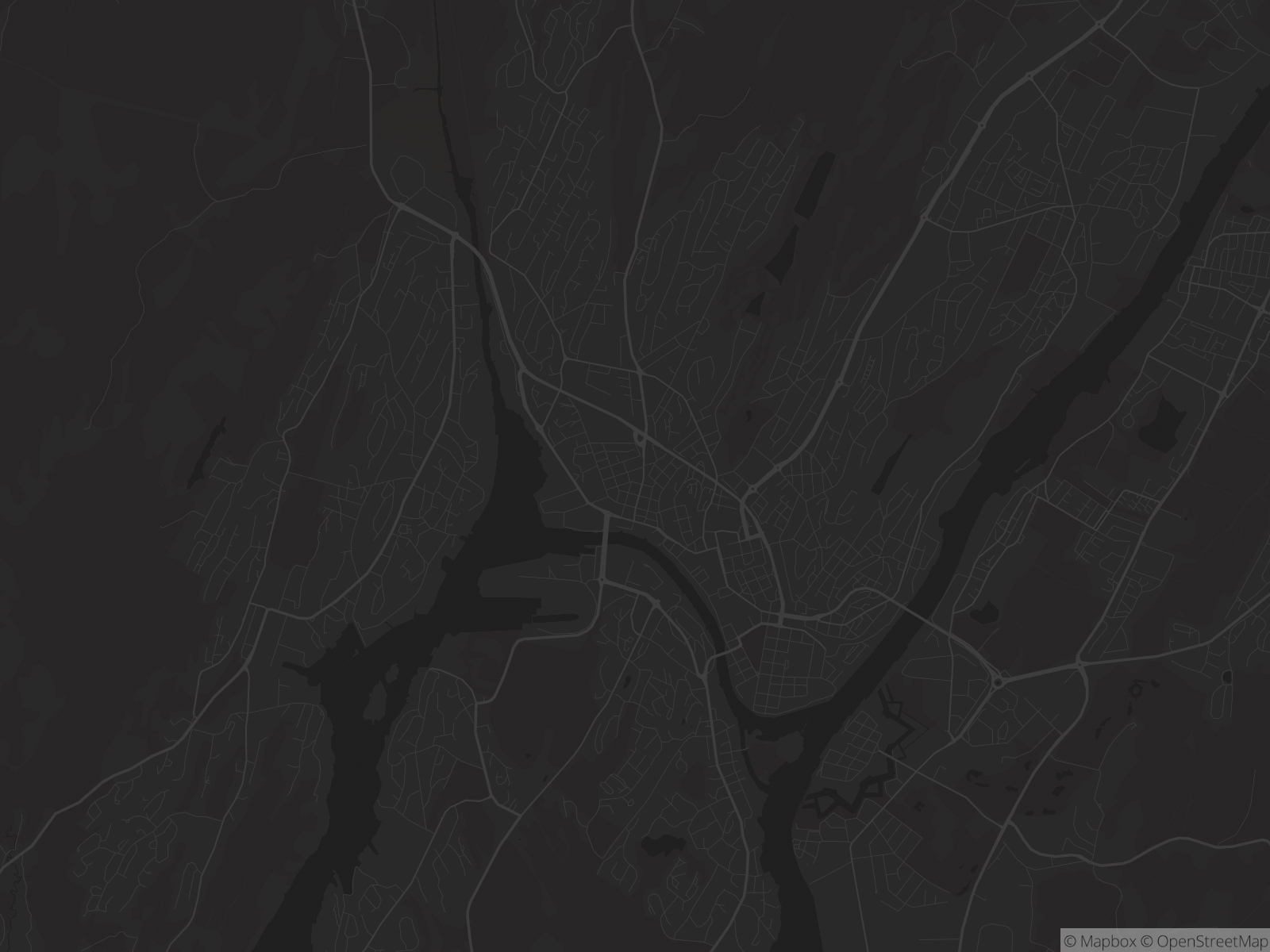 Kart over Fredrikstad