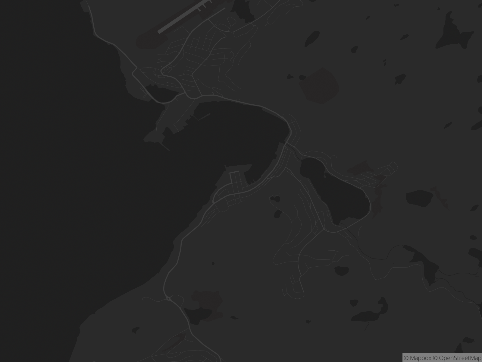 Kart over Hammerfest