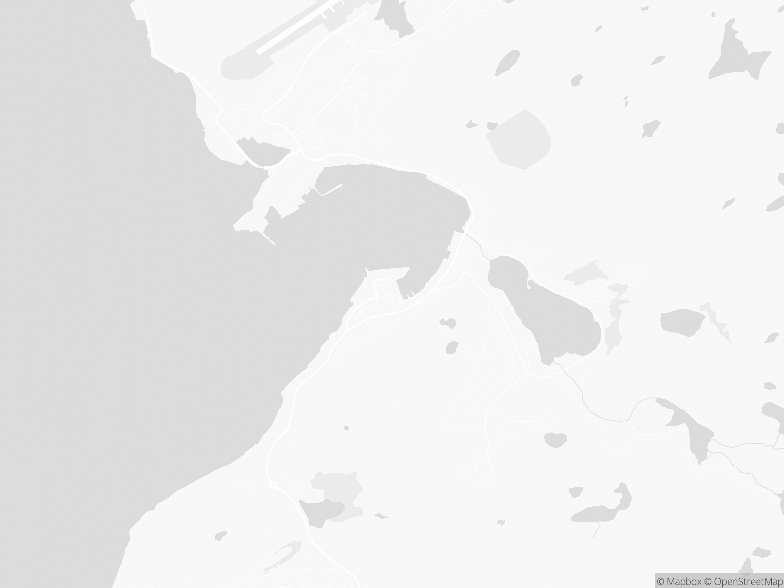 Kart over Hammerfest