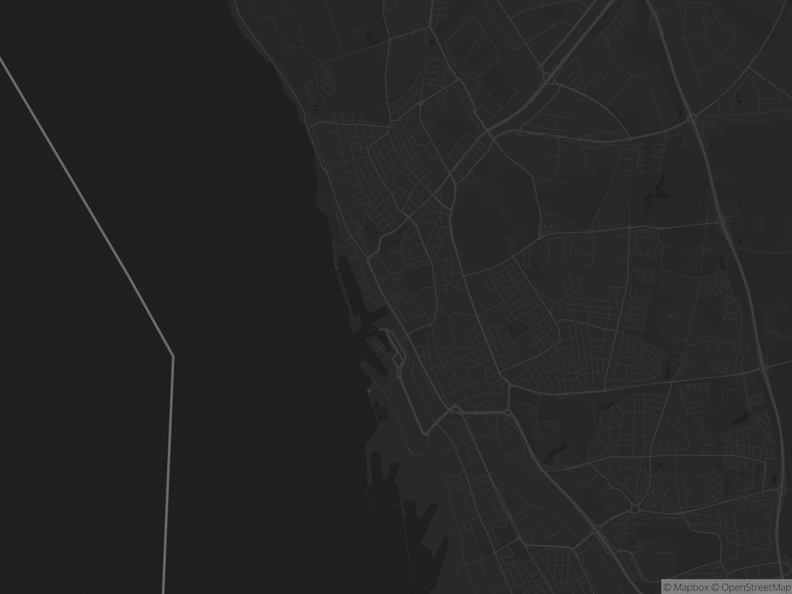 Karta över Helsingborg