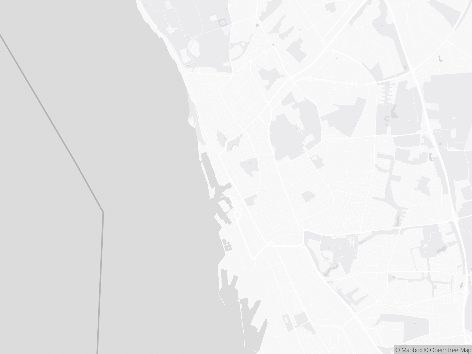 Karta över Helsingborg