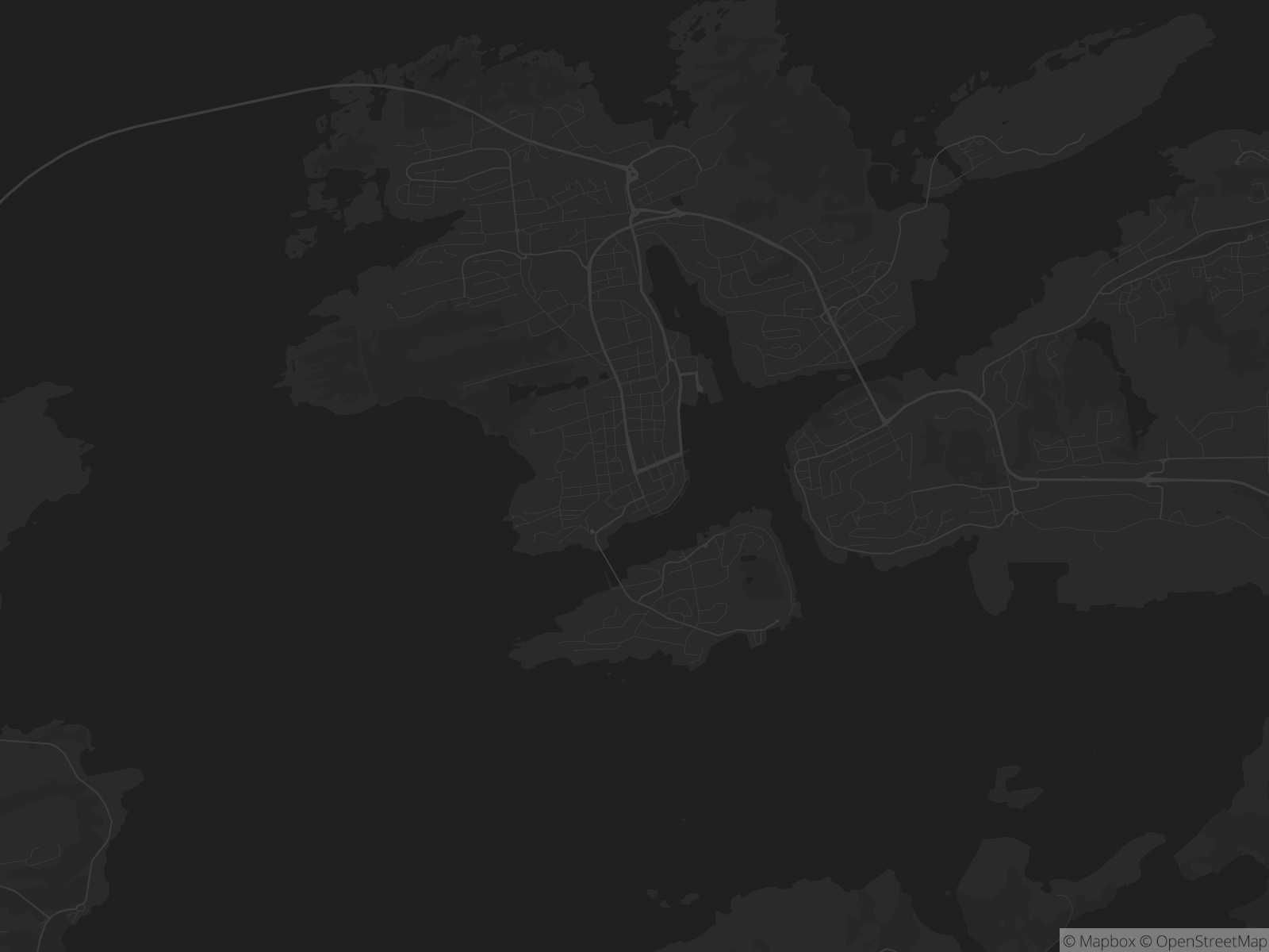 Kart over Kristiansund