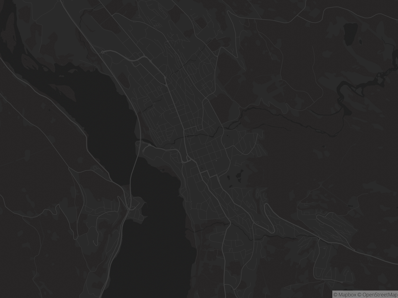 Kart over Lillehammer