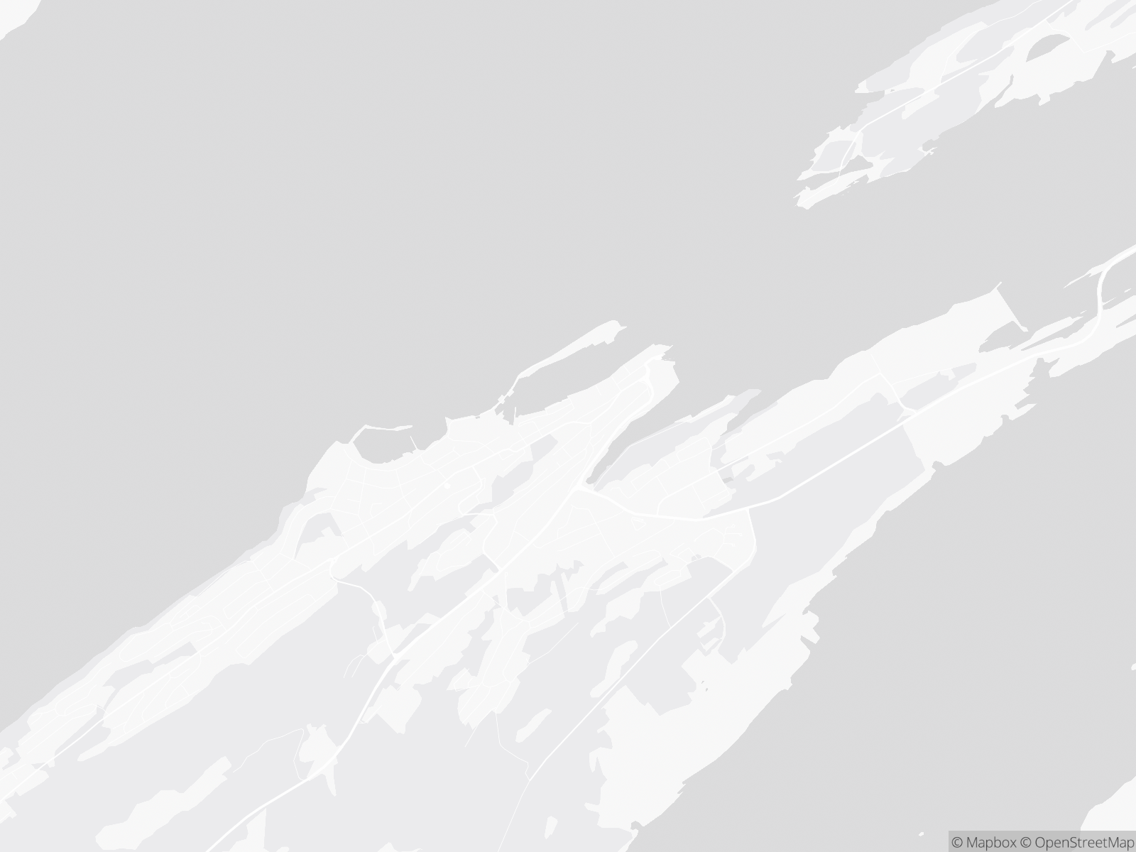 Kart over Sandnessjøen