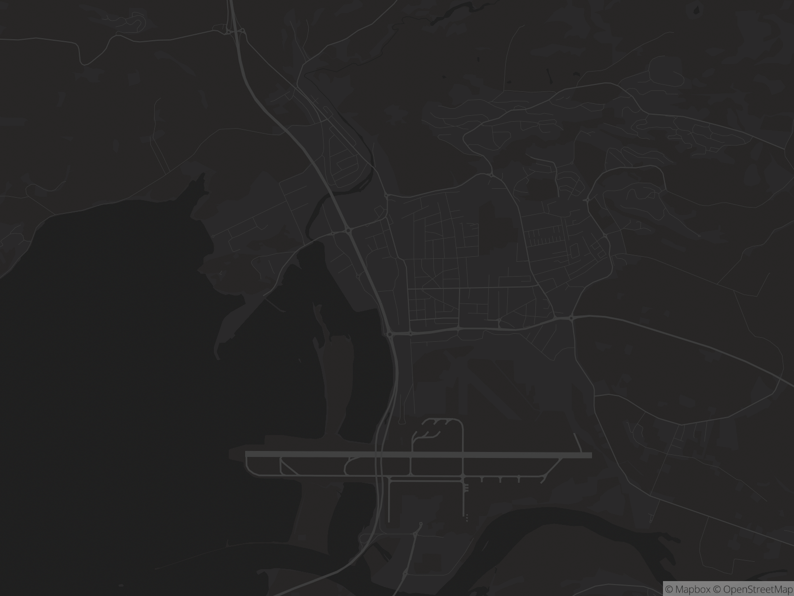 Kart over Stjørdalshalsen