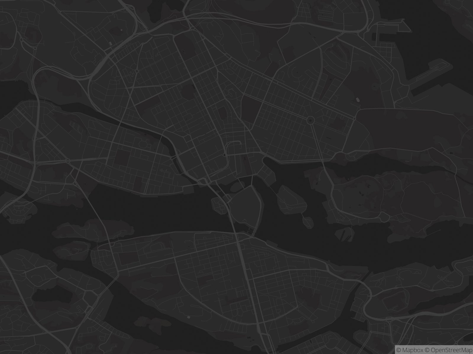 Karta över Stockholm