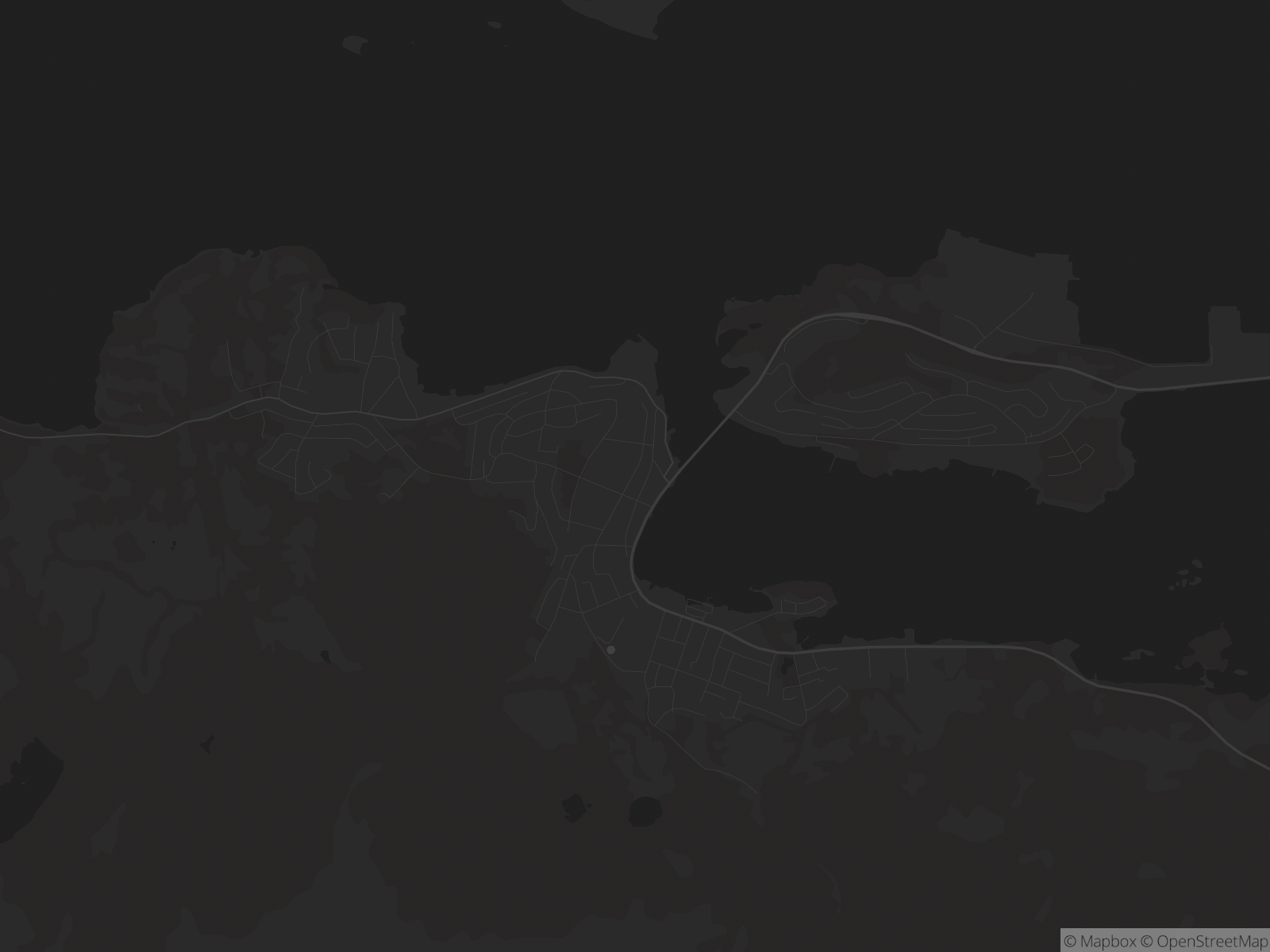 Kart over Stokmarknes