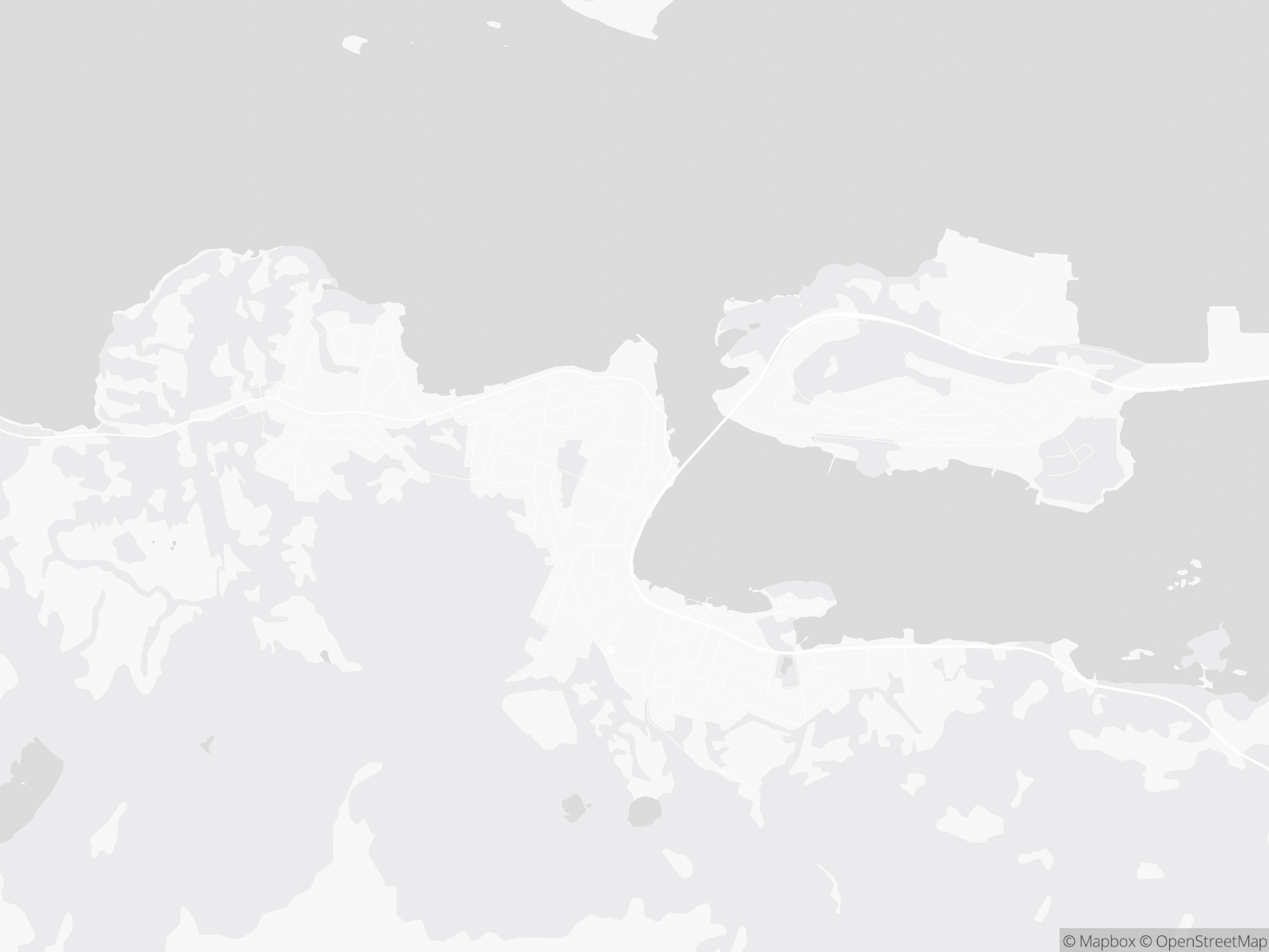 Kart over Stokmarknes