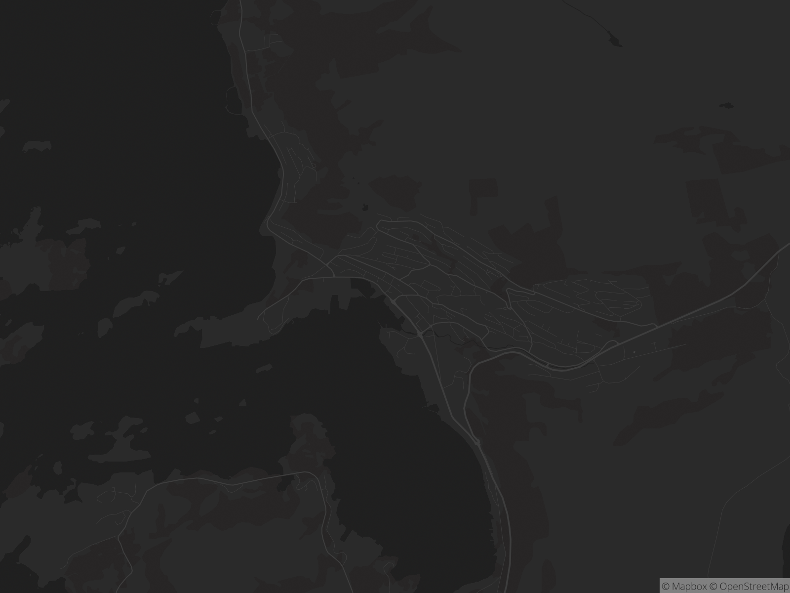 Kart over Ulsteinvik