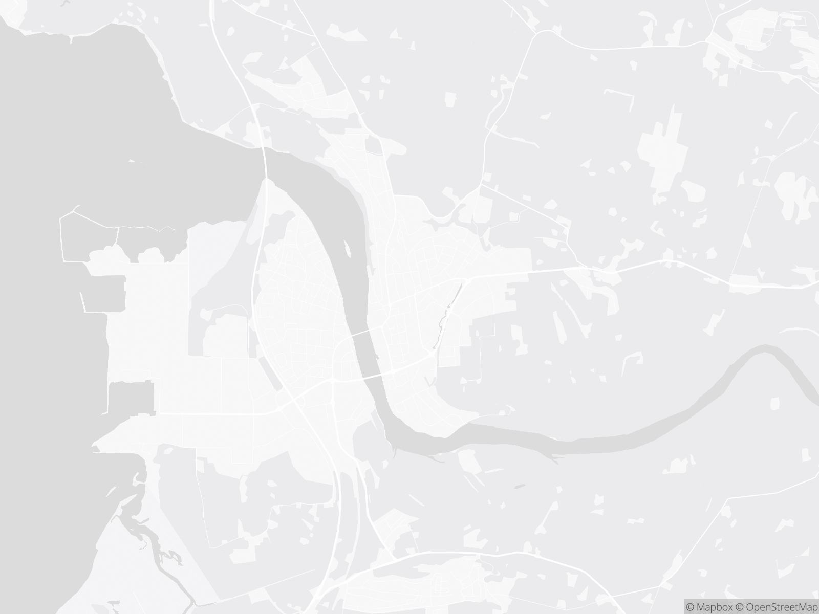 Kart over Verdalsøra